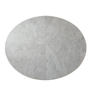Cedar Bluff Round Area Rug - Gray