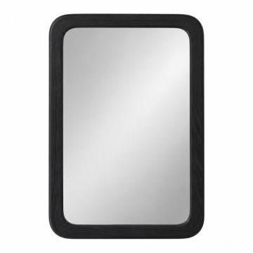Summit Branch Framed Wall Mirror - Black