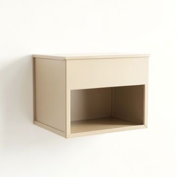 Cliff Brook Wall-Mounted Shelf - Beige (synthetic illustration; no displayed measurements)