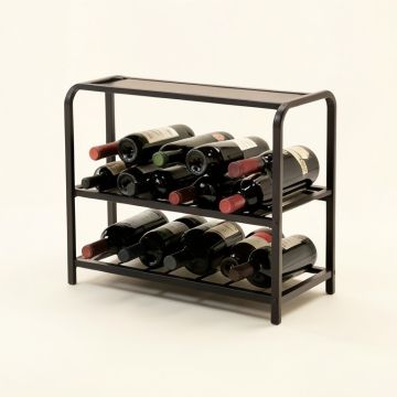 Vanderhoff 18 Bottle Floor Wine Bottle Rack (synthetic illustration; no displayed measurements)