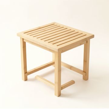 Cove Bridge Compact Balcony Table - Beige (synthetic illustration; no displayed measurements)