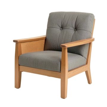 Leo 25.75 '' Wide Tufted Armchair (synthetic illustration; no displayed measurements)