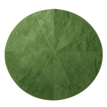 Hazel Bluff Round Area Rug - Green