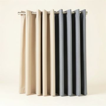 Palni Solid Blackout Thermal Grommet Curtain Panels (synthetic illustration; no displayed measurements)