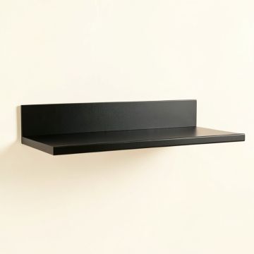 Oak Bluff Wall-Mounted Shelf - Black (synthetic illustration; no displayed measurements)