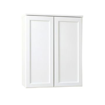 Linden Crest Wall-Mounted Laundry Cabinet - White