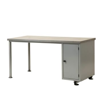 River Crest Empty Workshop Workbench - Gray