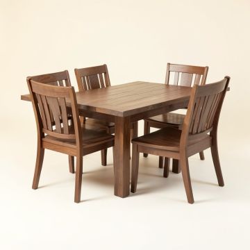 Tarleton 5 Piece Dining Set (synthetic illustration; no displayed measurements)