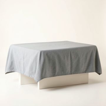 Field Branch Flat Bed Sheet - Gray (synthetic illustration; no displayed measurements)
