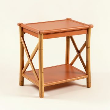 Brook Brook Side Table - Terracotta (synthetic illustration; no displayed measurements)