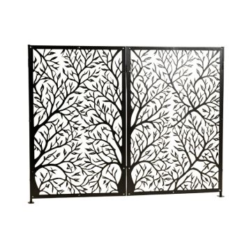 4 Ft. H X 2.5 Ft. W Tree Of Life Vinyl Privacy Screen