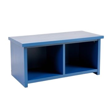 Bay Bend Shoe Storage Bench - Blue