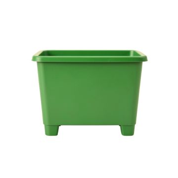 Shore Arc Empty Raised Planter - Green