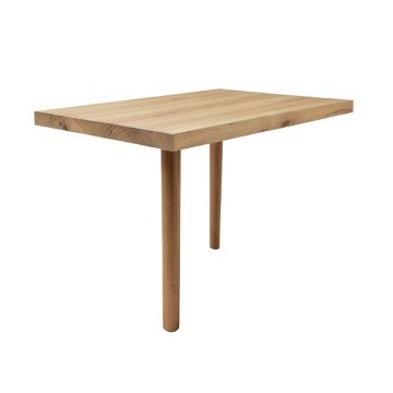 Pruneda Gathering Counter Height Solid Wood Dining Table