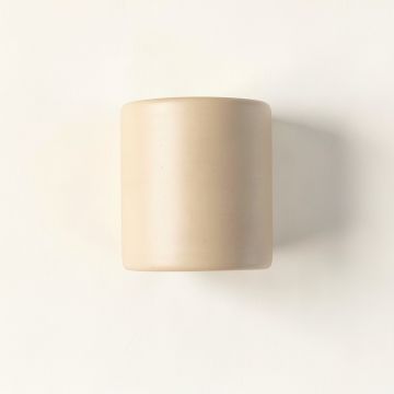Oak Crest Wall Sconce Mounted On A Plain Wall - Beige (synthetic illustration; no displayed measurements)