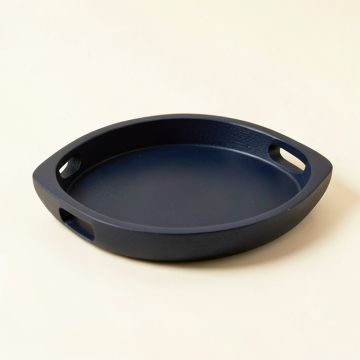 Elm Arc Serving Tray (synthetic illustration; no displayed measurements)
