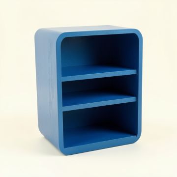 Aspen Bridge Empty Mug-Storage Cabinet Insert - Blue (synthetic illustration; no displayed measurements)