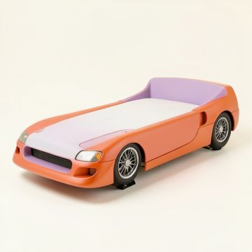 Speedy Racer Car Bed (synthetic illustration; no displayed measurements)