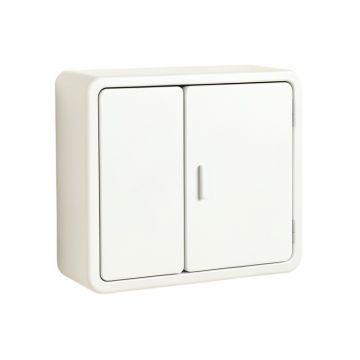 Wren Brook Wall-Mounted Entry Cabinet - White