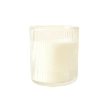 Juniper Bluff Empty Candle Holder - White