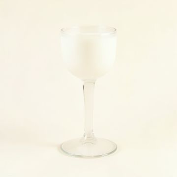 Hazel Branch Empty Candle Holder - White (synthetic illustration; no displayed measurements)