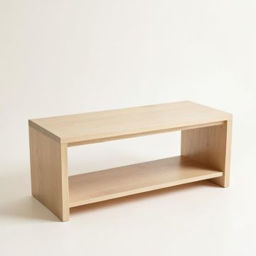Birch Edge Indoor Bench - Beige (synthetic illustration; no displayed measurements)