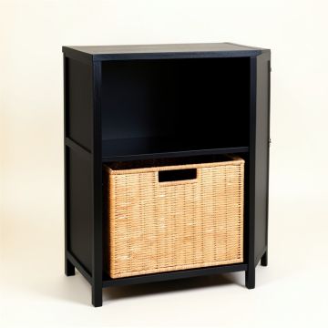 Cove Arc Freestanding Pull-Out Hamper Cabinet (synthetic illustration; no displayed measurements)