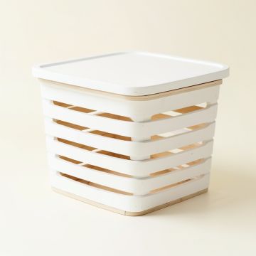 Harbor Branch Laundry Hamper - White (synthetic illustration; no displayed measurements)