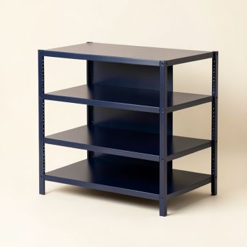 Olive Crest Desktop Shelving Unit - Navy (synthetic illustration; no displayed measurements)