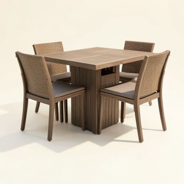 Nettie 5 Piece Bar Height Dining Set (synthetic illustration; no displayed measurements)