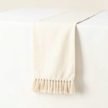 Penkridge Knotted Tassel Table Runner (synthetic illustration; no displayed measurements)