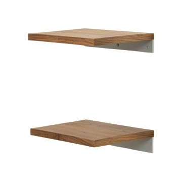 Paige 3 Piece Pine Solid Wood Bracket Shelf