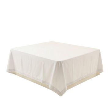 Holly Bend Flat Bed Sheet - White