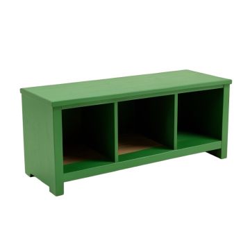 Harbor Dale Shoe Storage Bench - Green