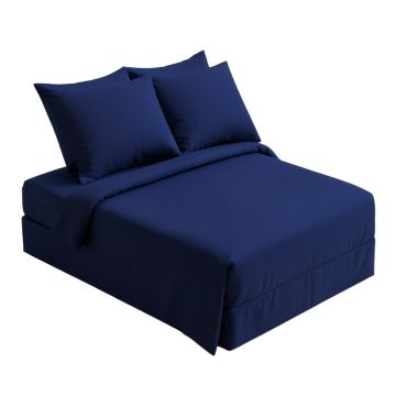 Navy Blue Bedding Set With Sheet & Covers