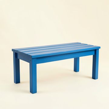Oak Dale Indoor Bench - Blue (synthetic illustration; no displayed measurements)