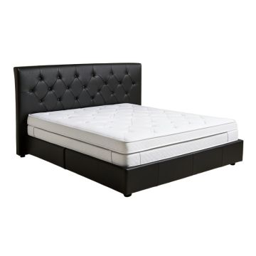 Frankel Tufted Upholstered Low Profile Platform Bed (synthetic illustration; no displayed measurements)