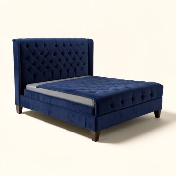 Jennie Solid Wood Tufted Upholstered Low Profile Platform Bed (synthetic illustration; no displayed measurements)