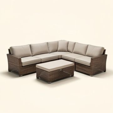 Waterbury Sectional Seating Group With Cushions (synthetic illustration; no displayed measurements)