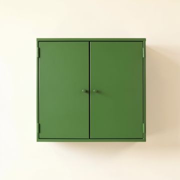 Glen Crossing Wall-Mounted Laundry Cabinet - Green (synthetic illustration; no displayed measurements)