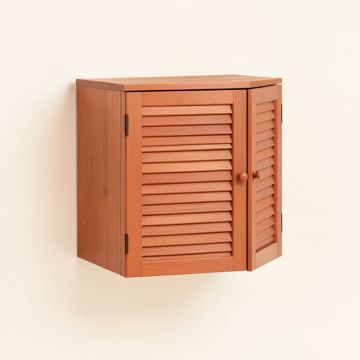 Elm Dell Wall-Mounted Laundry Cabinet - Terracotta (synthetic illustration; no displayed measurements)