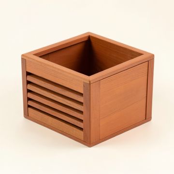 Spruce Brook Empty Furniture-Style Litter Enclosure - Terracotta (synthetic illustration; no displayed measurements)