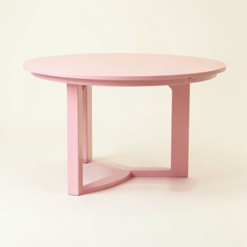 Holli Zollinger Paris Map Pink Dining Table (synthetic illustration; no displayed measurements)