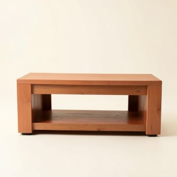 Rowan Branch Indoor Bench - Terracotta (synthetic illustration; no displayed measurements)