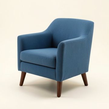 Destin Upholstered Parsons Chair In Blue (synthetic illustration; no displayed measurements)
