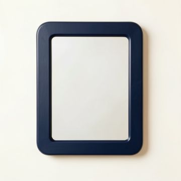 Pine Bridge Framed Wall Mirror - Navy (synthetic illustration; no displayed measurements)