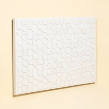 Rama 14 '' X 16 '' Porcelain Honeycomb Mosaic Wall & Floor Tile (synthetic illustration; no displayed measurements)