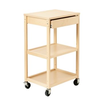 Dune Crossing Empty Rolling Workshop Cart - Beige