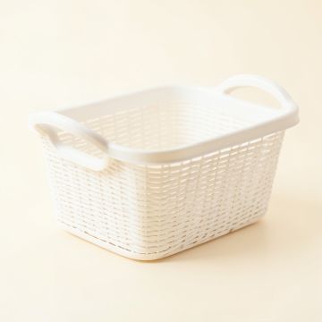 Moss Canyon Empty Storage Basket - White (synthetic illustration; no displayed measurements)