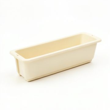 Cedar Branch Empty Railing Planter With Integral Brackets - Cream (synthetic illustration; no displayed measurements)